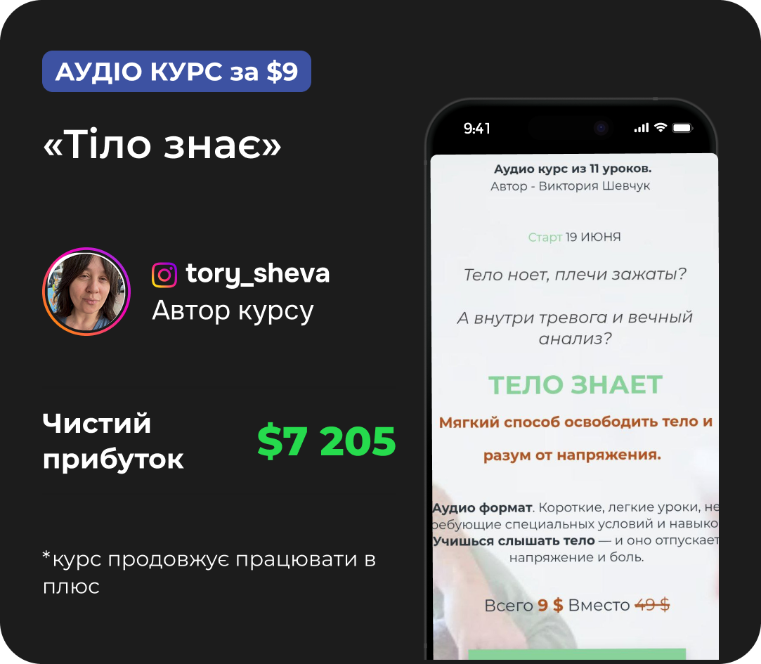 Скріншот кейсу запуску